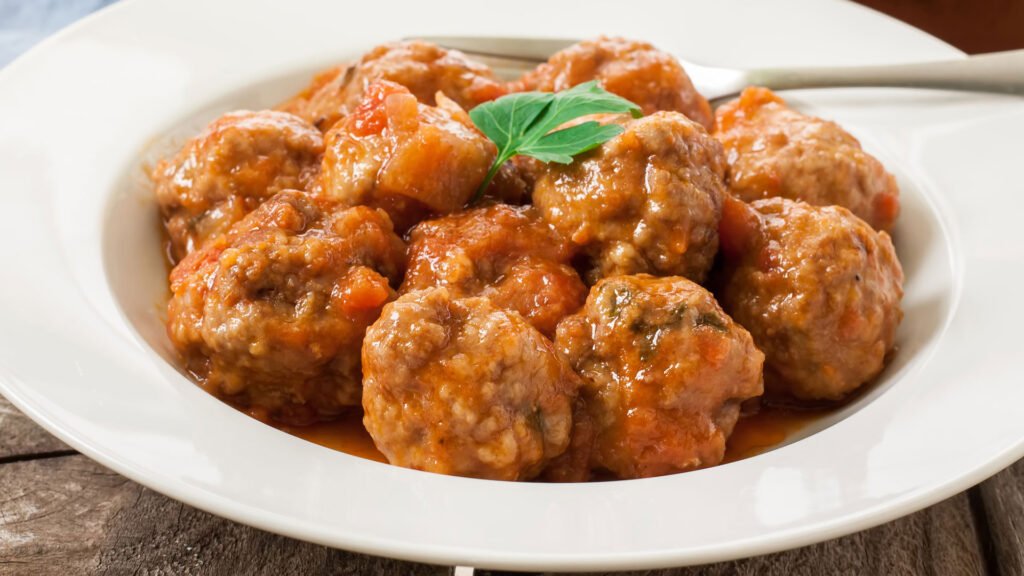 Receta de albóndigas en Salsa