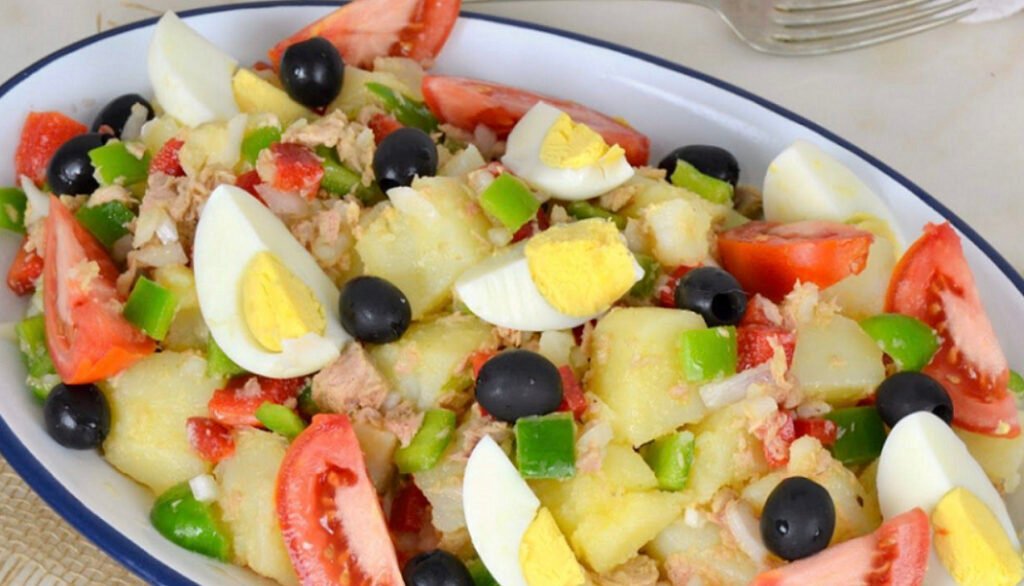 Ensalada Campera, receta fácil de la abuela