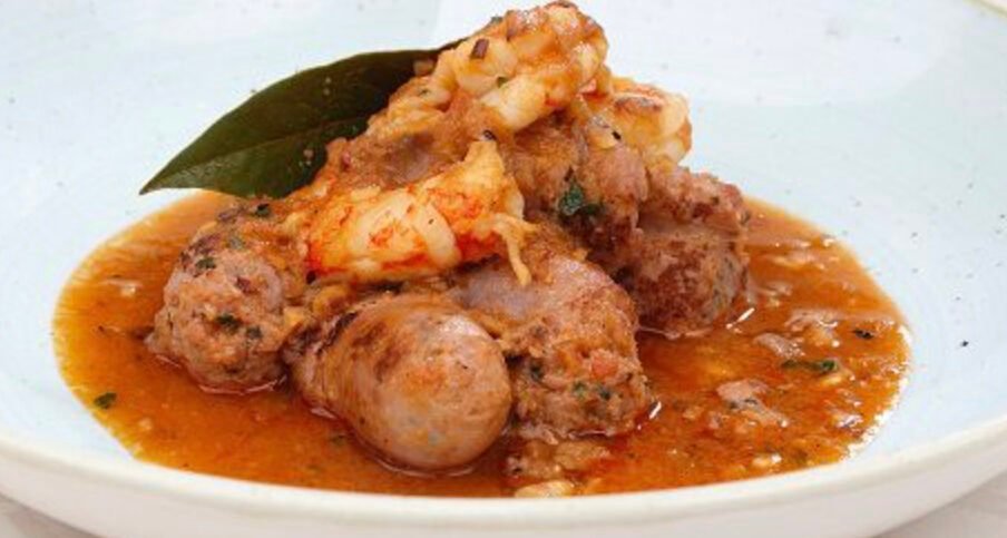 Receta de butifarra con gambas