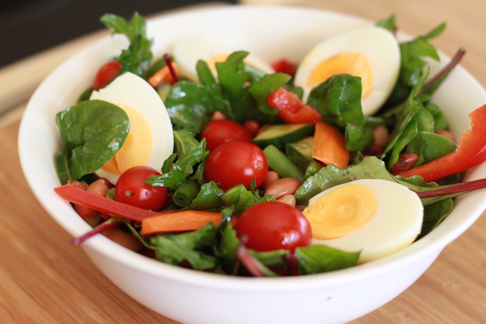 Receta de ensalada de huevo cocido