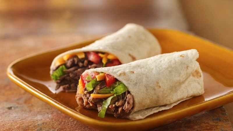 Receta de burritos de carne