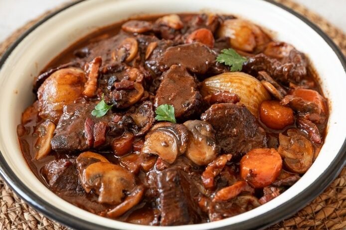 Receta de boeuf bourguignon