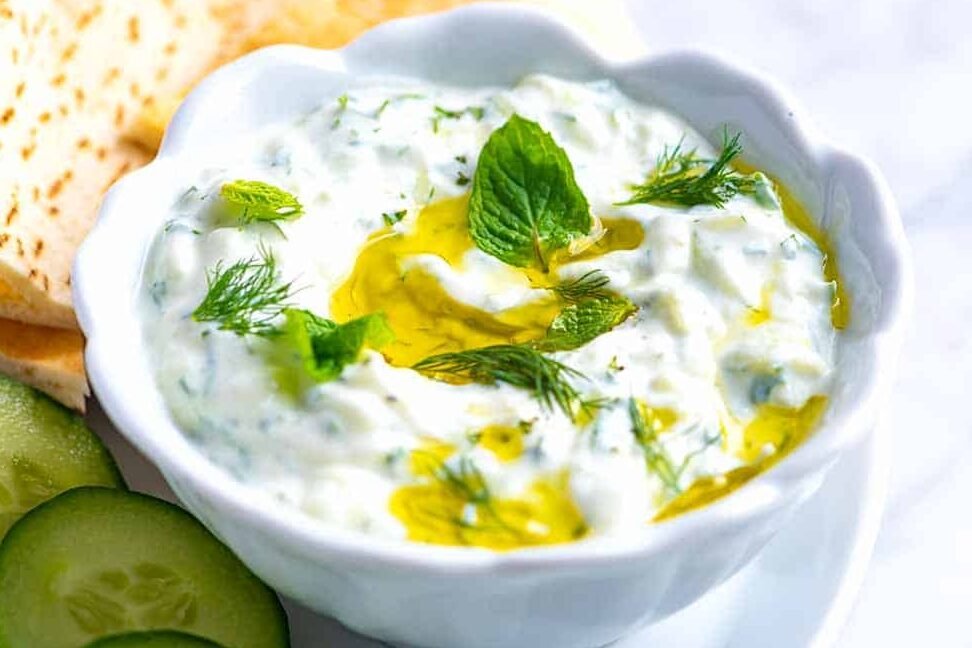 Receta de salsa griega tzatziki